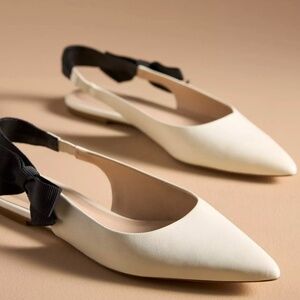 Maeve Side Bow Slingback Flats